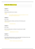 NURS 6541 MIDTERM EXAM 5 &ndash; QUESTION AND ANSWERS 