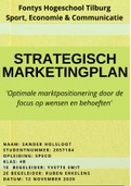 Drie geslaagde strategische marketingscripties SPECO - Strategische Marketingplannen uit 2020-2022