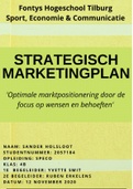 Twee geslaagde scripties SPECO - Strategische Marketingplannen - Verbeteren Marktpositie