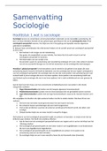 Samenvatting De samenleving, 14e editie, ISBN: 9789043035774  sociologie