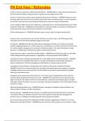 PN Exit Hesi &sol; Rationales