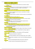 Exam &lpar;elaborations&rpar; BIOLOGY MCB3023 &lpar;BIOLOGY MCB3023&rpar;  HESI A2 BIOLOGY &lpar;Questions and Answers&rpar;