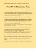 BUAD 307 Final Study Guide- Wasiak