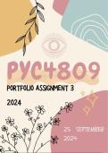 PYC4809 Assignment 3 Portfolio Guidelines and Memo Due 25 September 2024