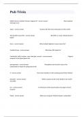 Pub Trivia Comprehensive Exam Questions With Well Elaborated Answers&period;