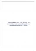 ABO 2022&sol;2023 Practice Exam Questions and Answers&lpar;Actual exam questions&sol;frequently tested questions and answers&rpar;100&percnt; Verified
