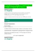  MATH &sol;225N&sol;MATH Week 6 quiz&period;docx 2021 PRACTICE SOLUTION 