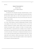 DiagnosticWritingSample2 .docx  ENC1101  Diagnostic Writing Sample Part 2  Rasmussen College  ENC1101: English Composition  Diagnostic Writing Sample Part 2  The article that I will be writing about in this paper is called Self-Awareness: A tool for provi