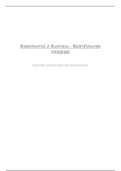Samenvatting Bedrijfskunde Integraal, ISBN: 9789001575564  Business, Bijeenkomst 2 en 3