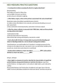 Exam (elaborations) MEDSURG PRACTICE QUESTIONS  