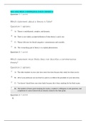 NSG 5002 WEEK 3 KNOWLEDGE CHECK GRADED A
