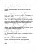 NDAEB 5&period;0 PATIENT CARE PROCEDURES