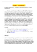 PSY 402 TOPIC 8 DISCUSSION 1 & 2&lpar;BUNDLE&rpar; &vert; VERIFIED GUIDE