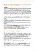 Samenvatting + begrippenlijst Socialezekerheidsstelsel hoofdstuk 12 & 13 Mens en Recht