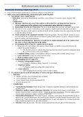 NR 340 Critical Care Exam 2 Revised Study Guide