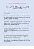 BUS LAW Ch 22 Exam Questions With Correct Answers