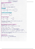 Lineaire Algebra 2NA college-aantekeningen