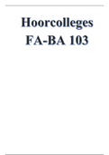 College aantekeningen FA-BA103 Toediening Van Geneesmiddelen 