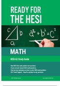 HESI&lowbar;A2&lowbar;Math&lowbar;Study&lowbar;Guide&lowbar;NEW 2021 With ALL the information that you need