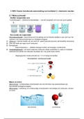 3 VWO Chemie Scheikunde samenvatting van hoofdstuk 2: chemische reacties