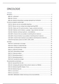 Samenvatting KT oncologie jaar 3 blok B&sol;D