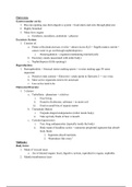 Bio 121 Class Notes and Exam Study Guide