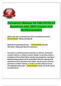 Permanent Makeup VA PMU DPOR All &lpar;2024&sol;2025&rpar; Questions with 100&percnt; Correct And Verified Answers 