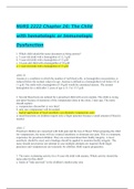 NURS 2222 Chapter 26&colon; The Child with hematologic or Immunologic Dysfunction