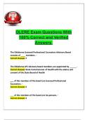  OLERE Exam Questions and Answers &lpar;2024&sol;2025&rpar; &lpar;Verified Answers&rpar;