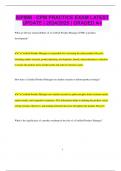 AIPMM - CPM PRACTICE EXAM LATEST UPDATE &vert; 2024&sol;2025 &vert; GRADED A&plus;