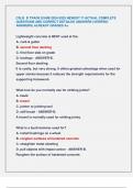 CSLB B TRADE EXAM 2024-2025 NEWEST &excl;&excl;&excl; ACTUAL COMPLETE  QUESTIONS AND CORRECT DETAILED ANSWERS &lpar;VERIFIED  ANSWERS&rpar; ALREADY GRADED A&plus;&period;