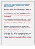 DEVOTED AGENT CERTIFICATION EXAM 2024-2025 &vert;COMPLETE  QUESTIONS AND CORRECT ANSWERS &lpar;VERIFIED ANSWERS &rpar;  ALREADY GRADED A&plus;&period;