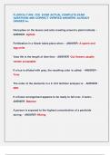 FLORICULTURE CDE EXAM &vert;ACTUAL COMPLETE EXAM  QUESTIONS AND CORRECT &sol;VERIFIED ANSWERS &sol;ALREADY  GRADED A&plus;&period;