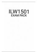 ILW1501  EXAM PACK