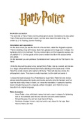 Engels VWO Onderbouw: boekverslag 'Harry Potter and the Philosopher's Stone' door J.K. Rowling