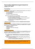 Samenvatting Veiligheidsmanagementsystemen volgens ISO 45001&comma; ISBN&colon; 9789462155626  Veiligheidsmanagementsystemen