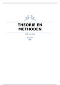 Theorie en methoden samenvatting social work