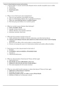 NURSING BS C787 - Session 4 Global Health Environments and Food Safety, Questions and Answers(100% Correct)