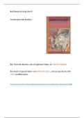 Boekverslag Duits  Das Brandopfer, ISBN: 9783596215249