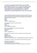 LATEST WALGREEN PTCB TEST EXAM 2024 &sol;  WALGREEN PTCB ACTUAL TEST EXAM ALL 80  REAL QUESTIONS AND CORRECT VERIFIED  ANSWERS &lpar;FULL REVISED EXAM&rpar; LATEST  UPDATES &vert;GUARANTEED PASS&period; &lpar;ACTUAL EXAM