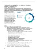 Verkorte samenvatting 3&period;4 'Affective Disorders'&colon; bevindingen &plus; belangrijkste punten