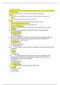 HESI A2 Anatomy and Physiology Exam: Over 100 questions with highlighted correct answers