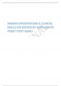 Exam &lpar;elaborations&rpar; Nursing Interventions