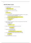 NR 601 Week 2 Quiz Material &lpar;Collection&rpar;
