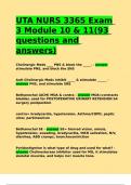 UTA NURS 3365 Exam 3 Module 10 & 11&lpar;93 questions and answers&rpar;&period;