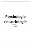 Psychologie en sociologie (H1,2,4-6,9-15)