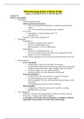 NUR 312 - Pharmacology Exam 4 Study Guide&period;