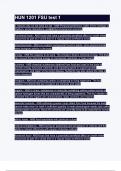 HUN 1201 FSU test 1&period;  Questions & 100&percnt; Verified Correct Answers with complete solutions &lpar;Latest update 2024 2025