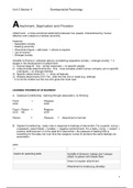 Developmental Psychology&colon; Detailed & In-depth notes 