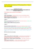NUR 2058 Dimensions Of Nursing Exm 2 Quiz 2 Key Concepts/(Just Study Dont Procrastinate)
